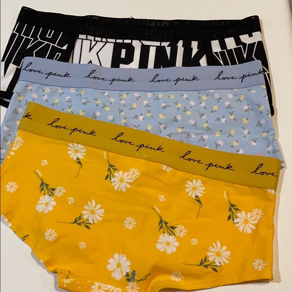 Bundle NWT VS Pink Logo BoyShorts Small - Picture 4 of 9